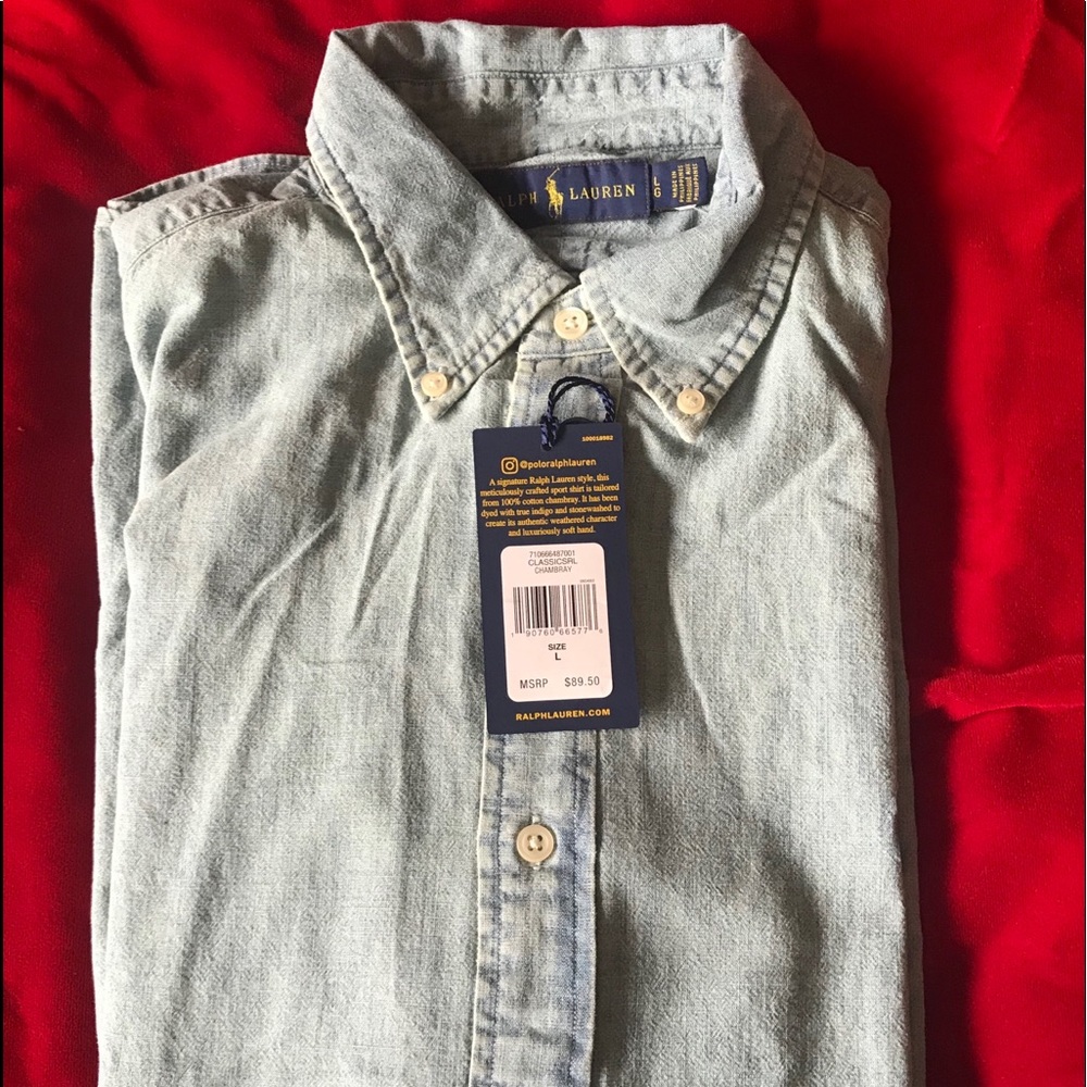 Polo Ralph Lauren button down denim shirt